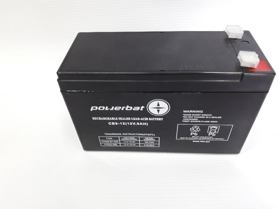 Akumulator 12V 9Ah AGM CB 9-12 POWERBAT żelowy