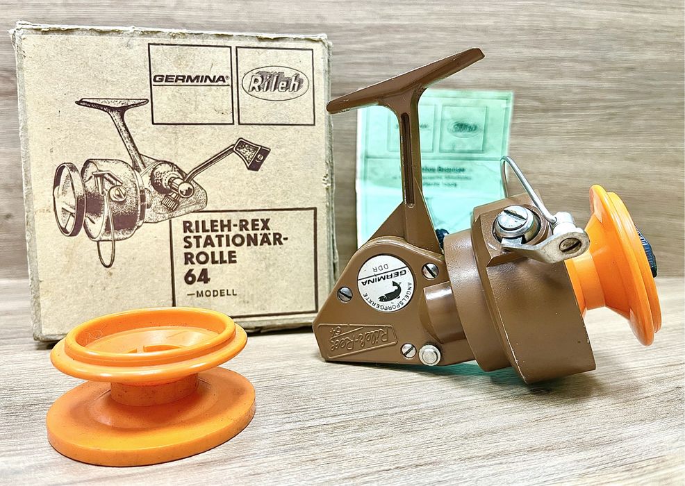 Stary kolowrotek kolekcjonerski GERMINA Rileh Rex 64 z 1984 roku