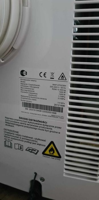 Klimatyzator Equation WAP-07DZ35H