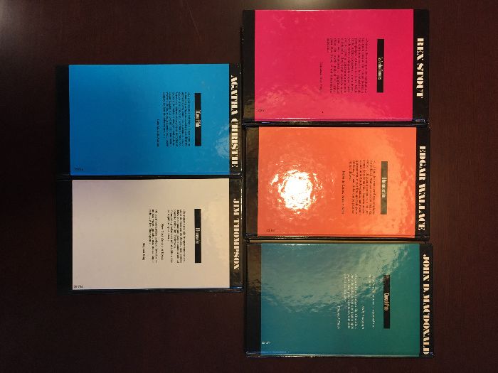 Conjunto de 5 Livros, de vários autores (Temática Policial)