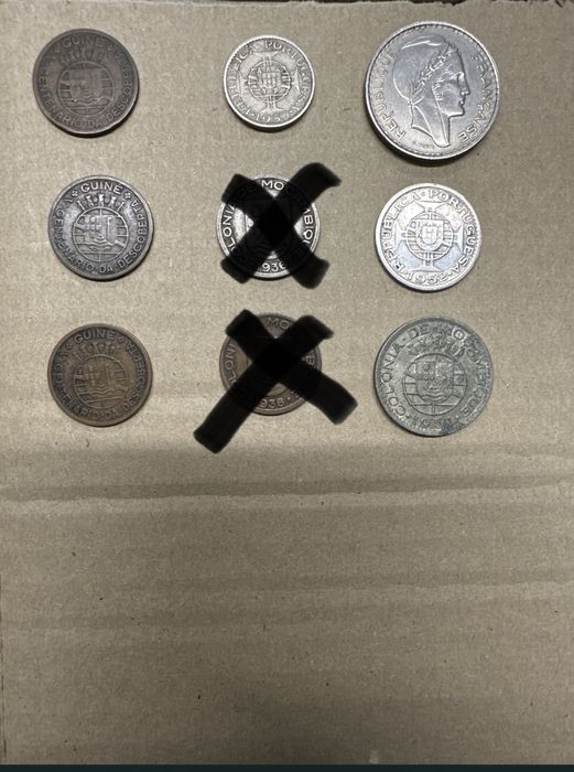 Moedas Antigas varios paises e epocas