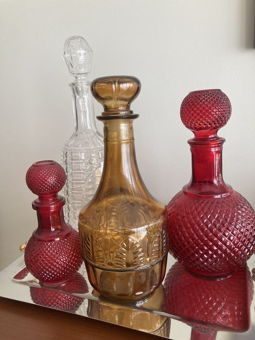Conjunto 4 Garrafas Antigas