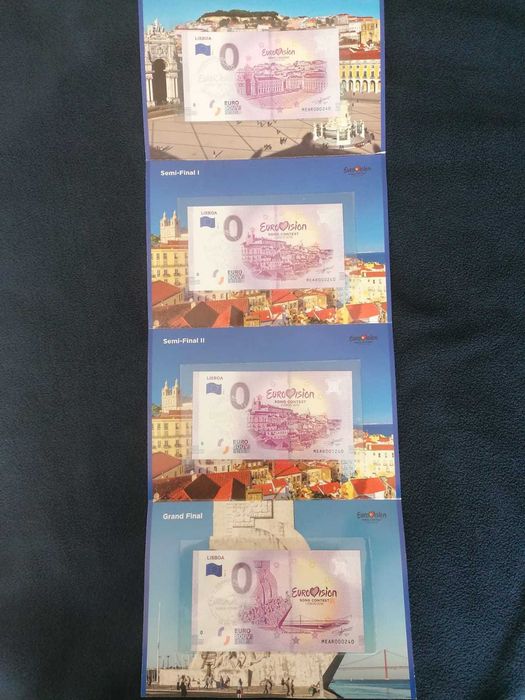 Nota Eurosouvenir Carteira Eurovison song contest