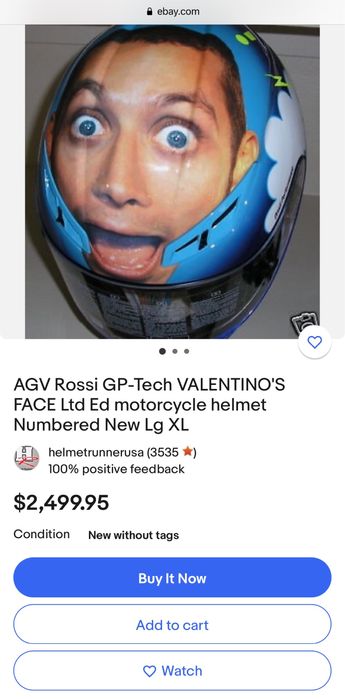 Продам шлем AGV Rossi GP-Tech VALENTINO'S FACE