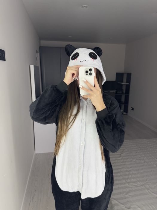 Махрові унісекс кігурумі «Пандочка»