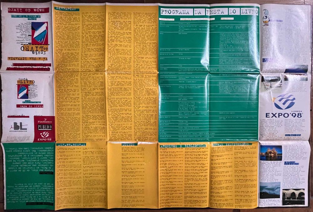 Lote de publicações da EXPO 98
