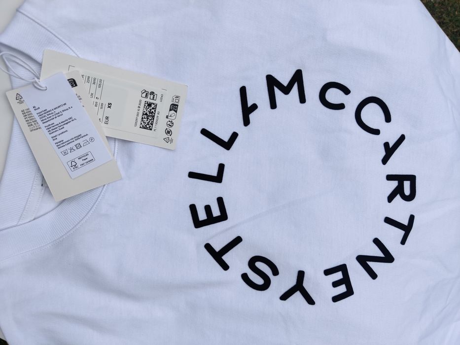 H&m x Stella McCartney koszulka tshirt biały XS, S