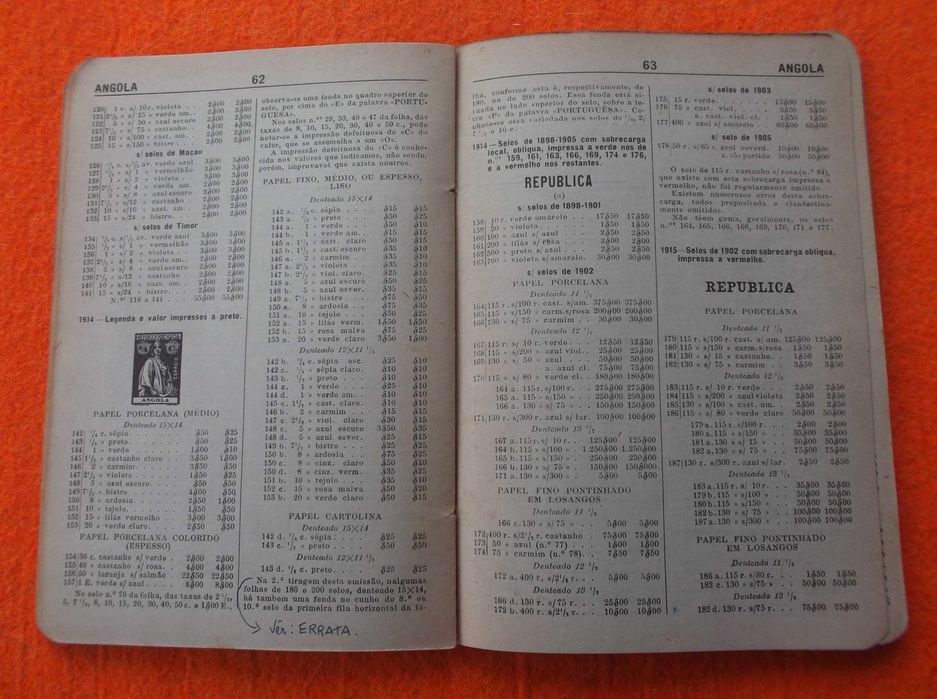 Catalogo de Selos Postais de Portugal e Colonias 1945