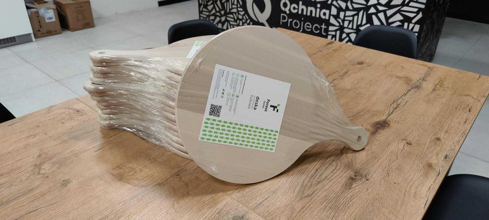 WYPRZEDAŻ EKSPOZYCJI Zestaw 15 desek do pizzy Forest DRO-455/305 nowy