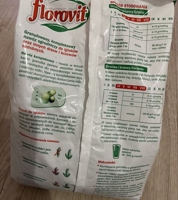 Florovit, nawóz do iglaków
