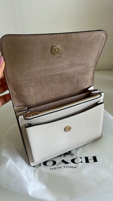 Bolsa coach cor cru