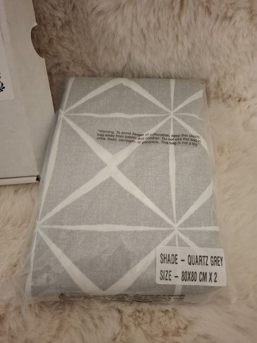 2 Poszewki na poduszkę 80×80