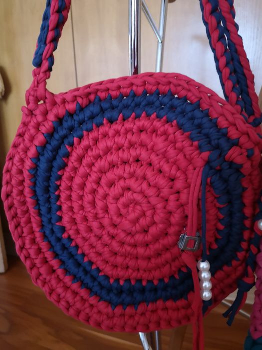 5 bolsas em croché