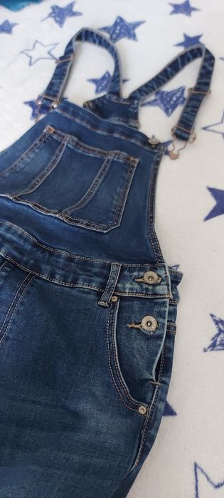 Ogrodniczki jeansowe rozm. 27