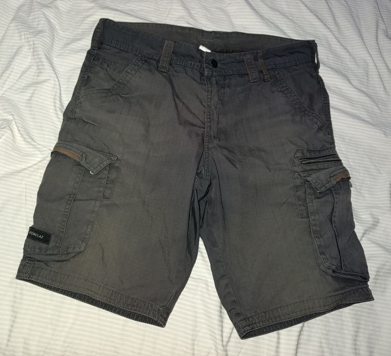 Calções de Trekking Cargo Forclaz Travel 500 – Tamanho 46 (Cinzento)