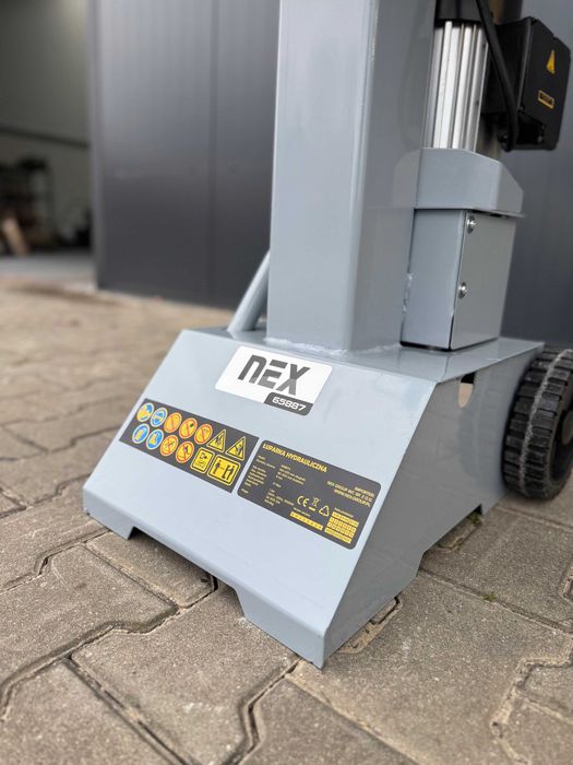 Łuparka pionowa hydrauliczna NEX 8 ton silnik 3kW solidna konstrukcja
