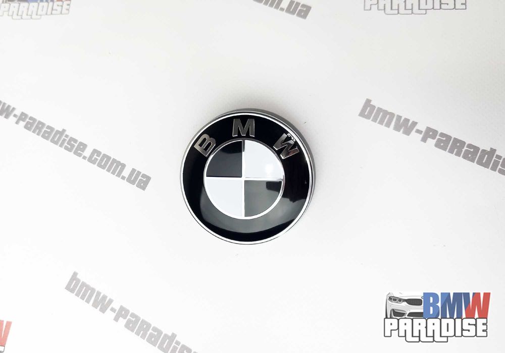 ЦЕНА + КАЧЕСТВО! Любые значки на капот / багажник BMW (74 мм и 82 мм)