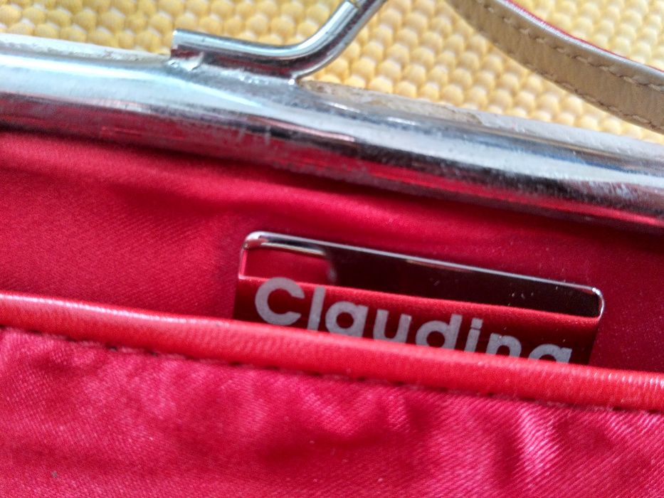 Carteira Bolsa Claudina Como Nova Retro Vintage