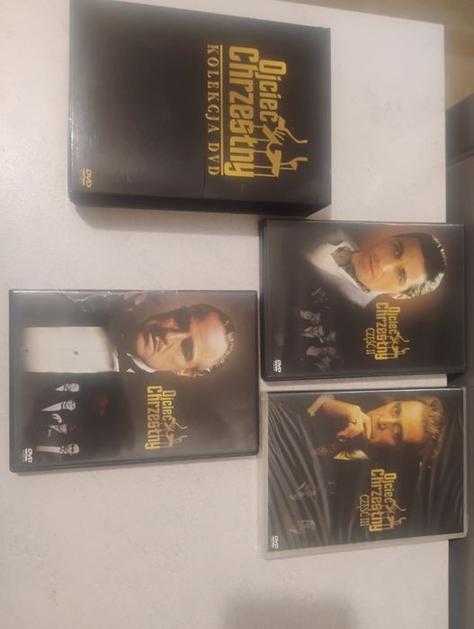 Kolekcja płyt dvd Ojciec Chrzestny