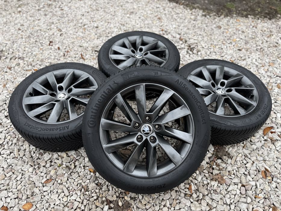 Koła felgi Skoda 5x112 215/55/17 R17 Superb Octavia Karoq kodiaq Yeti