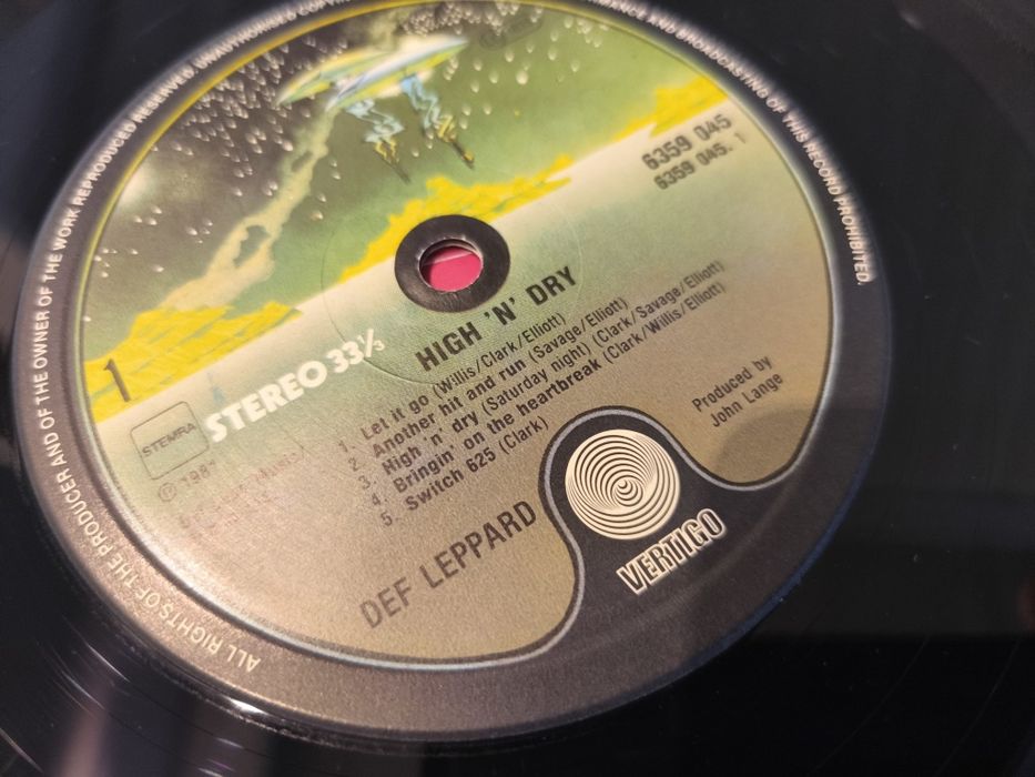 Def Leppard - High 'N' Dry - Lp - Holl. - 1 press