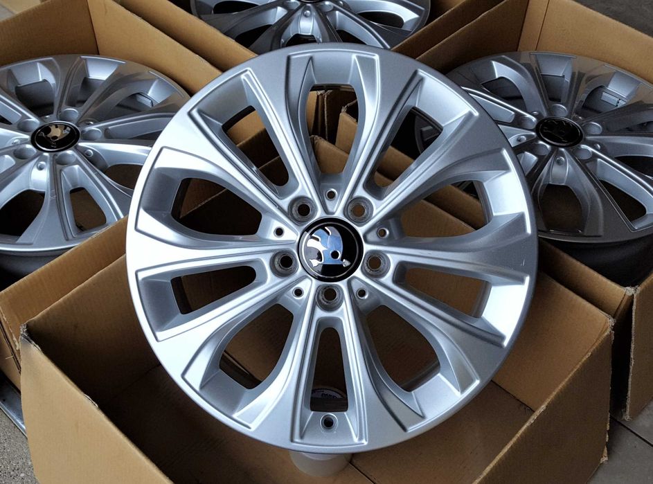 Alufelgi 17 5x112 Skoda Octavia Kodiaq Superb Yeti Karoq Enyaq jak Nowe ! 836#