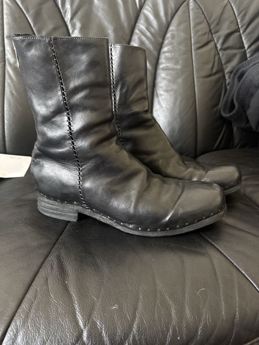 RICK OWENS Incarnation Horse Leather Boots