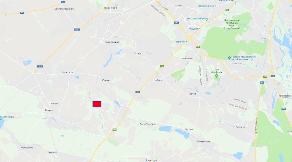 Земельна ділянка с.Віта-Поштова, 8.26га, рельєф сосни 2500 у.о.сотка