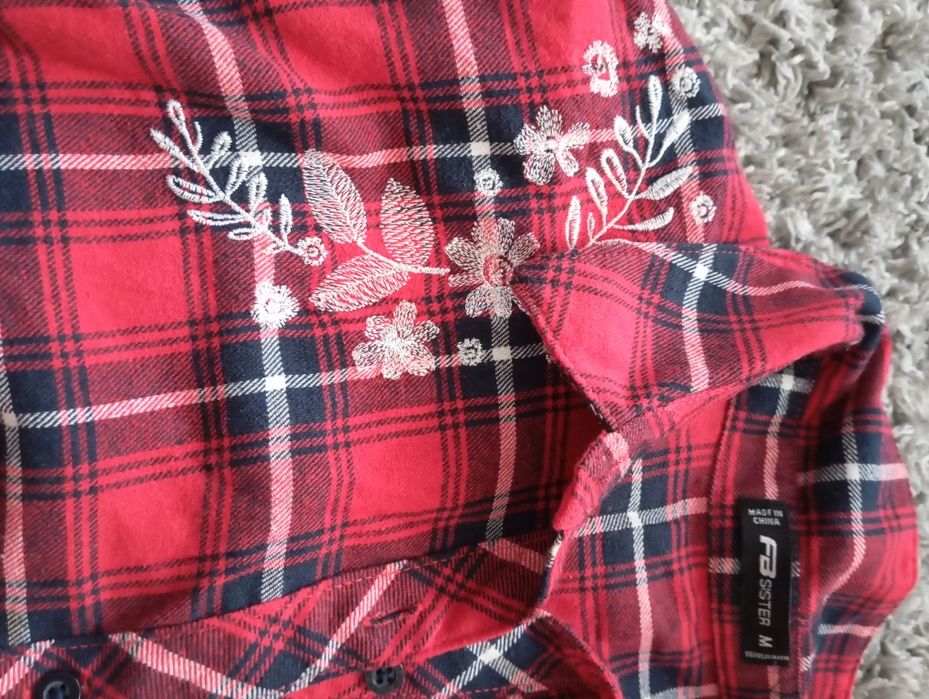 Утеплена сорочка/плаття в квадрат