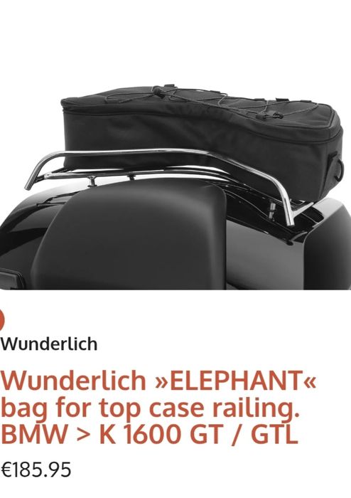 Wunderlich Elephant Bag top case rack
