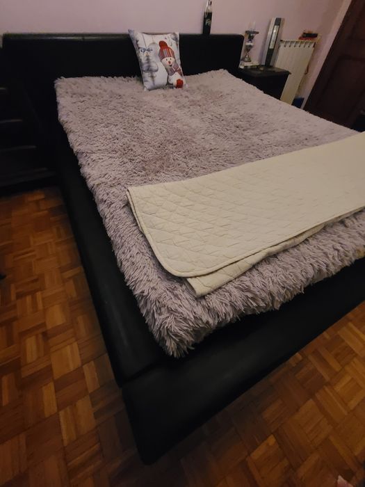 Cama casal 160×200 Preta