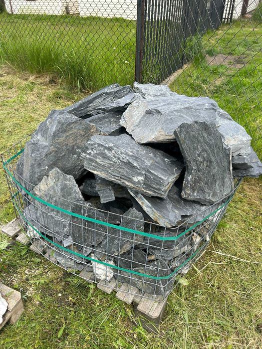 Czarny Kamień do Akwarium Skała Black Grey Stone Malawi Tanganika Grys