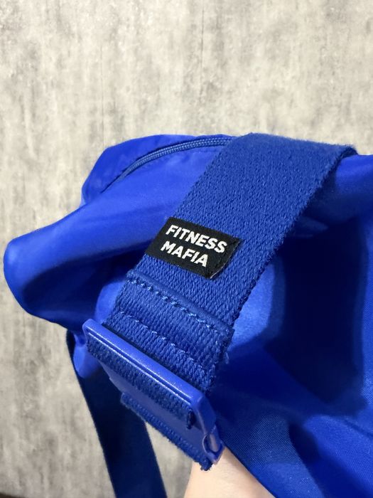 Сумка спортивна синя Fitness mafia