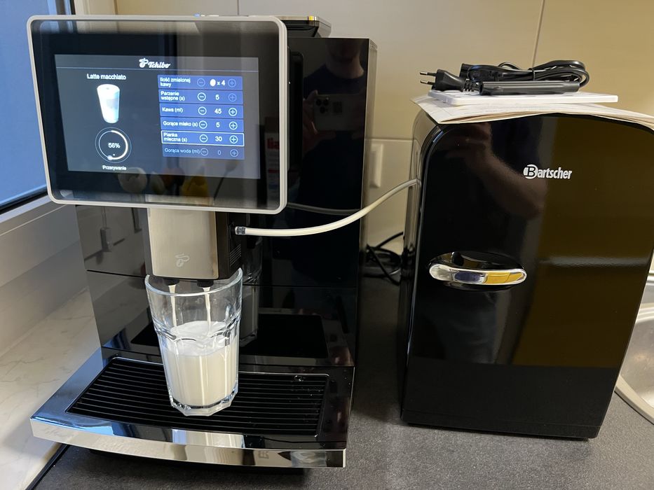 #1901 automat do kawy tchibo office H10 200 kaw jak nowy lodówka