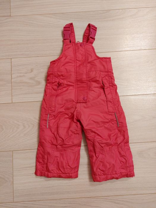 Spodnie zima śniegowce 80 czerwone