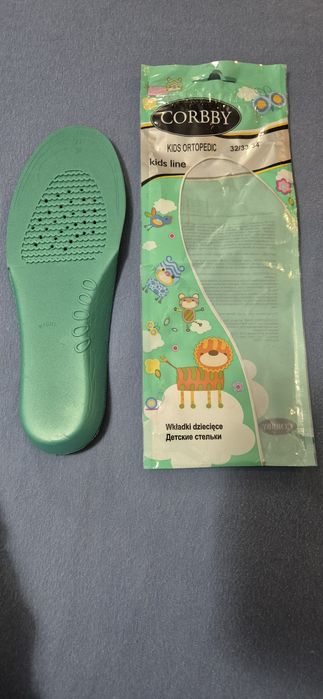 Wkladki nowe supinujace ortopedyczne kids 32/33/34