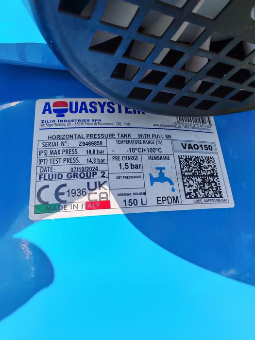 Zestaw hydroforowy ze zbiornikiem przeponowym 150l