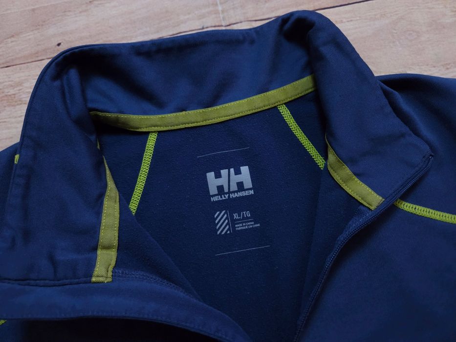 HELLY HANSEN Bluza Techniczna Zip Neck Szara Męska r. L/XL