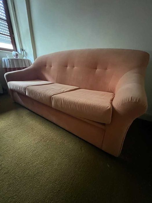 Sofá 3 lugares e cadeirão