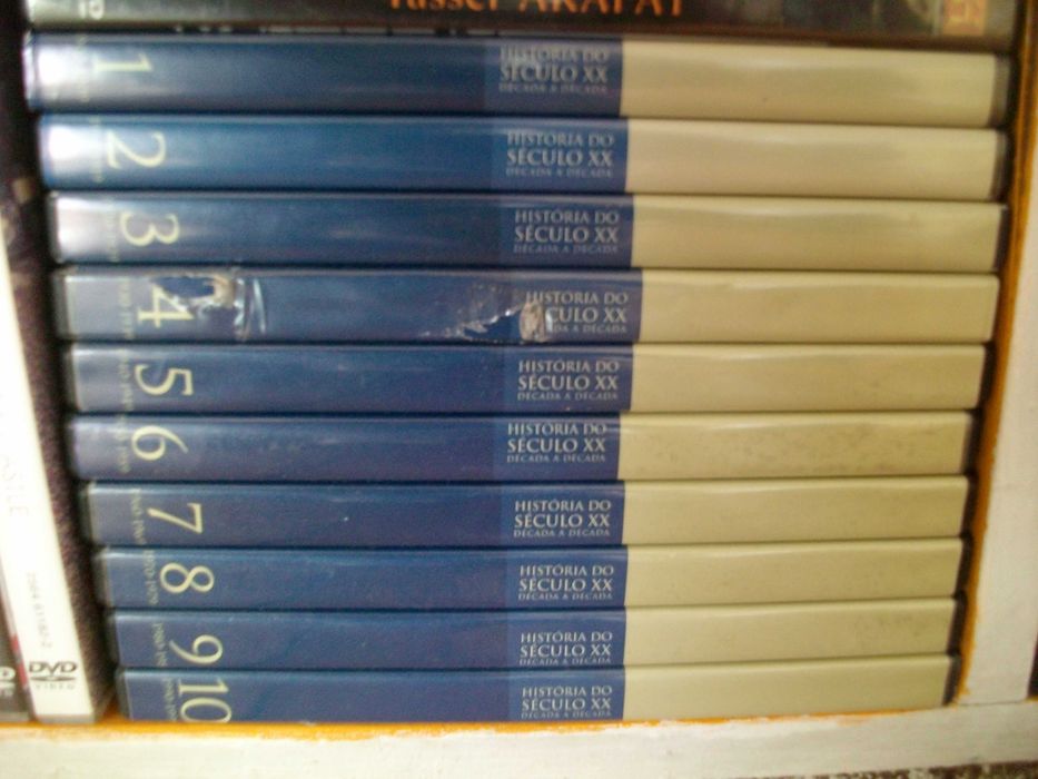 História do século xx , década a década, 10 dvd s, portes  incluídos