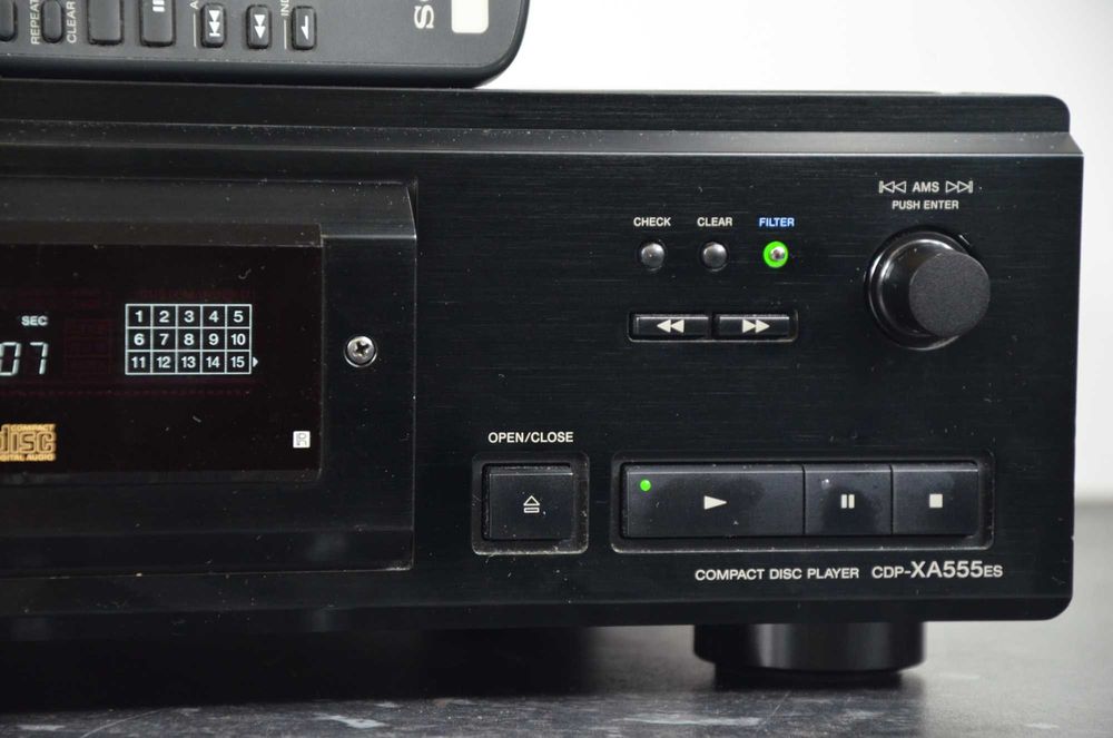 Odtwarzacz CD SONY CDP-XA555ES Pilot Oryginał Stan BDB Okazja