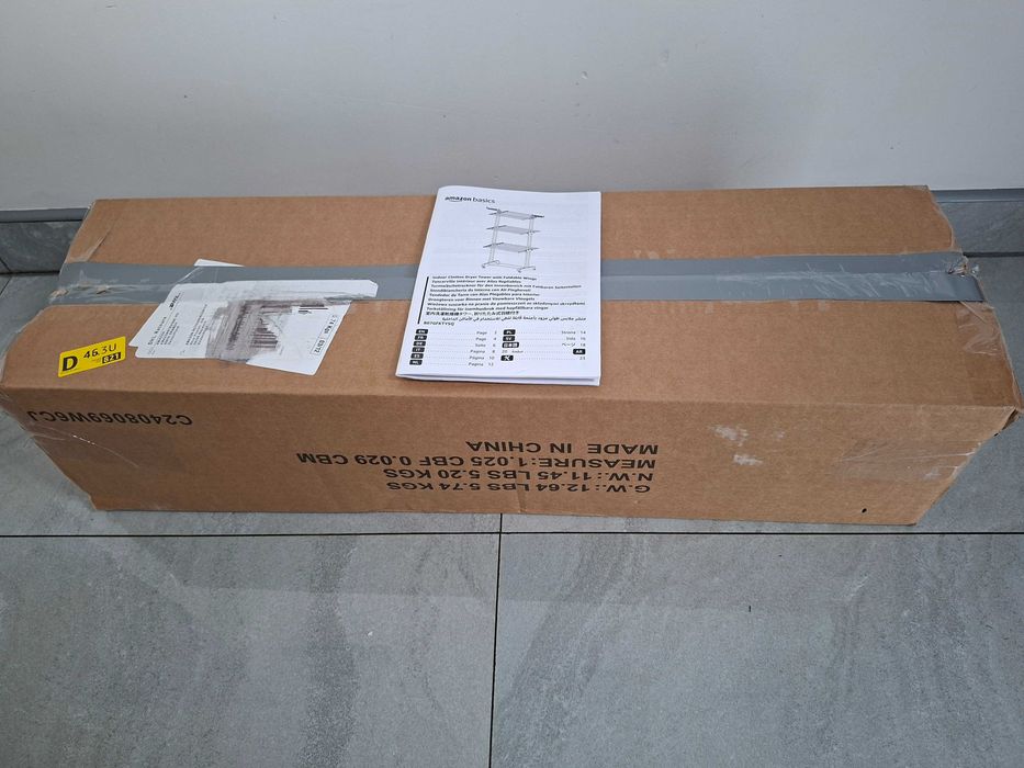 Amazon Basics 4-poziomowy wieżowa suszarka