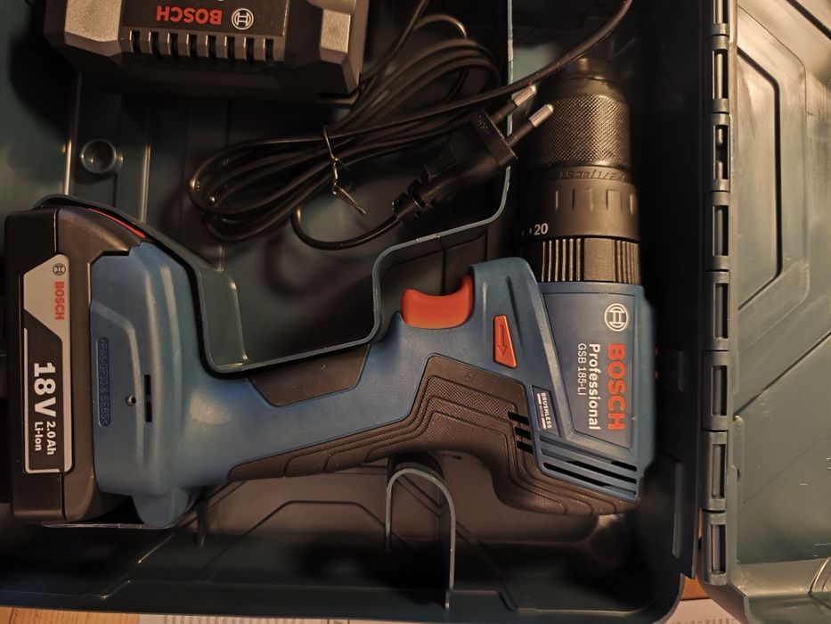 Bosch GSB 185-Li Wiertarka, Wkrętarka. Nowa