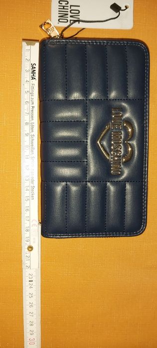 Love Moschino granat portfel damski exclusive