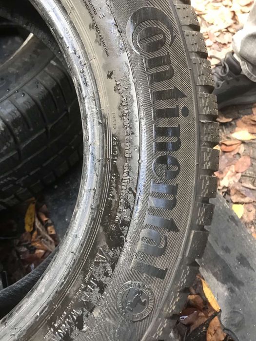 Continental 215/60r16 пара зима резина шини б/у склад оригінал