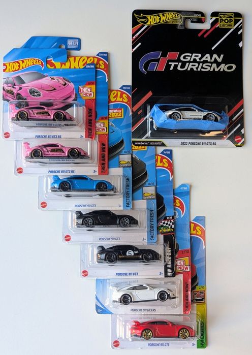 hot wheels porsche 911 gt3 rs - купити дитячий іграшковий
