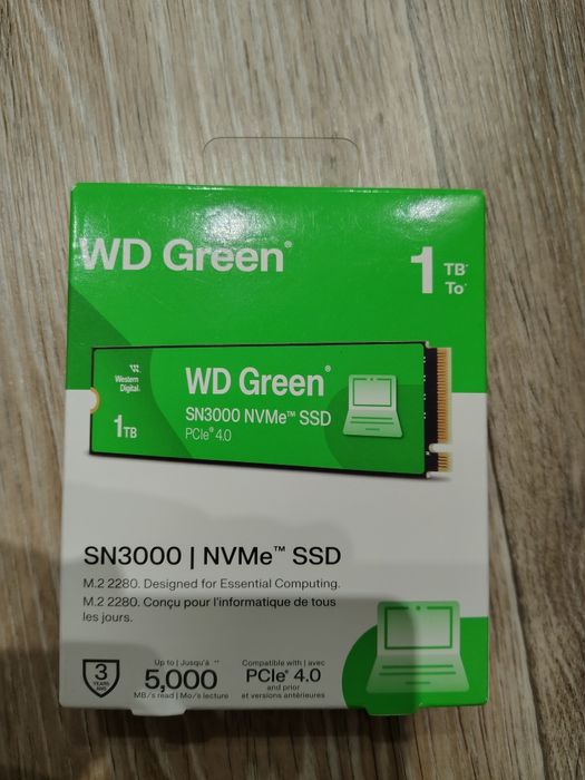 SSD диск Western Digital Green SN3000 1TB M.2 2280 NVMe  запечатаний