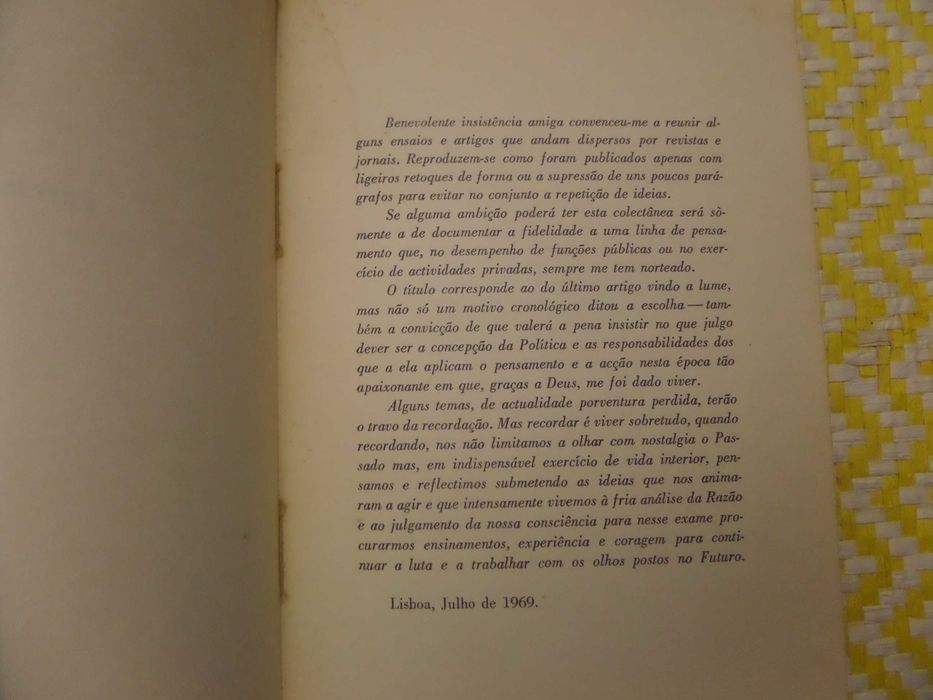 MISSÃO DA POLÍTICA - 
Vasco da Cunha D'Eça