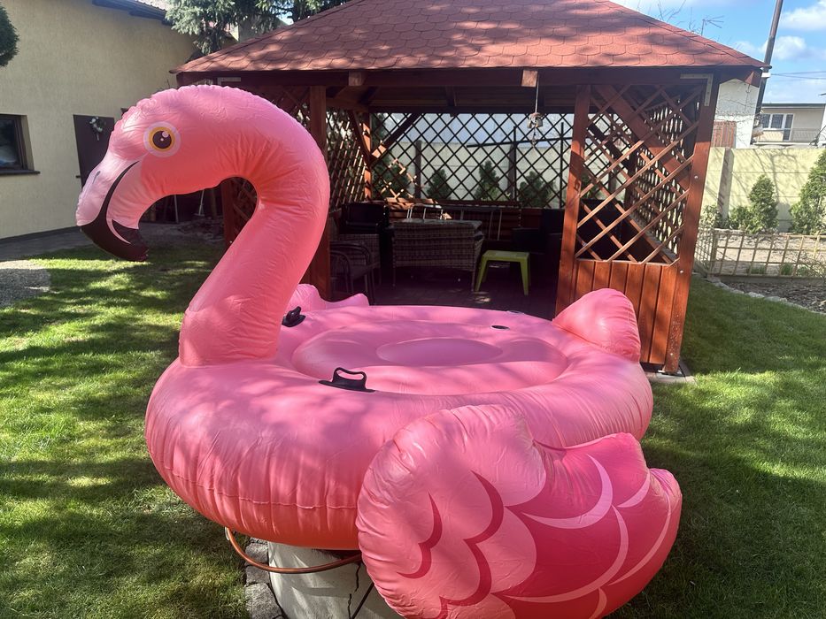 Flaming pompowany mega duzy 210 cm