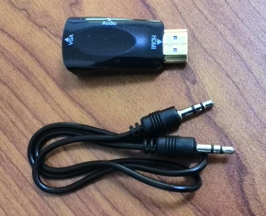 New Sealed HDMI-to-VGA Adapter Cable with Audio64552637323778120